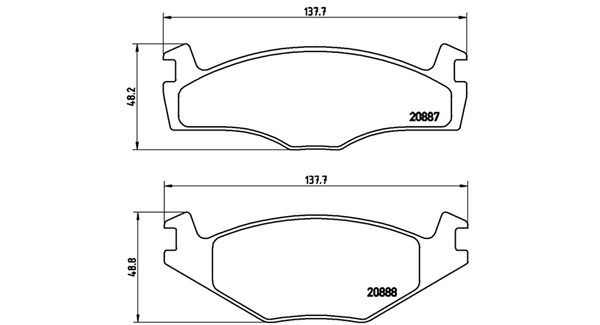 MAGNETI MARELLI Комплект тормозных колодок, дисковый тормоз 363700485024